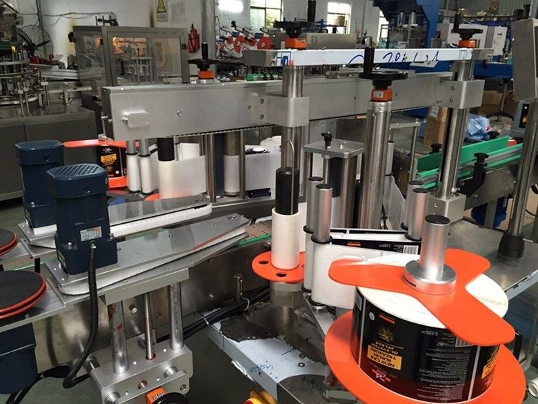 1 SUS 304 Doppelseitige Etikettiermaschine aus Edelstahl für Waschmittelflaschen