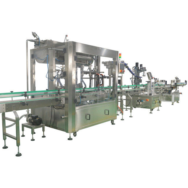 Automatische 4-köpfige Füllmaschine mit flüssigem Olivenöl für Sonnenblumenöl