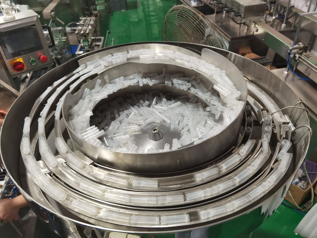 Zustand Hochgeschwindigkeits-intelligente Kappe-Feeder für Reagenz-Produktionslinie genaue Fütterung