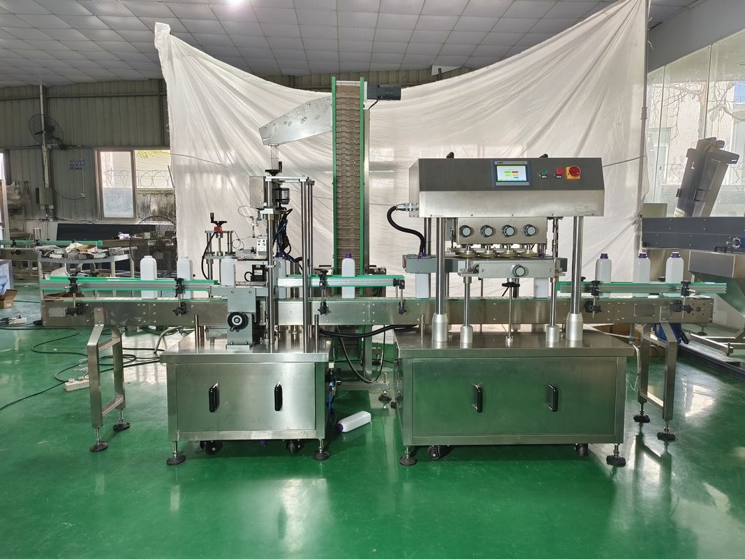 PLC-gesteuerte Verschlussmaschine für Manipulatorunterdeckungen in der täglichen chemischen Industrie