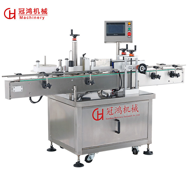 1 von Kernkomponenten Selbstklebende vertikale runde Flaschenkennzeichnungsmaschine für Getränke