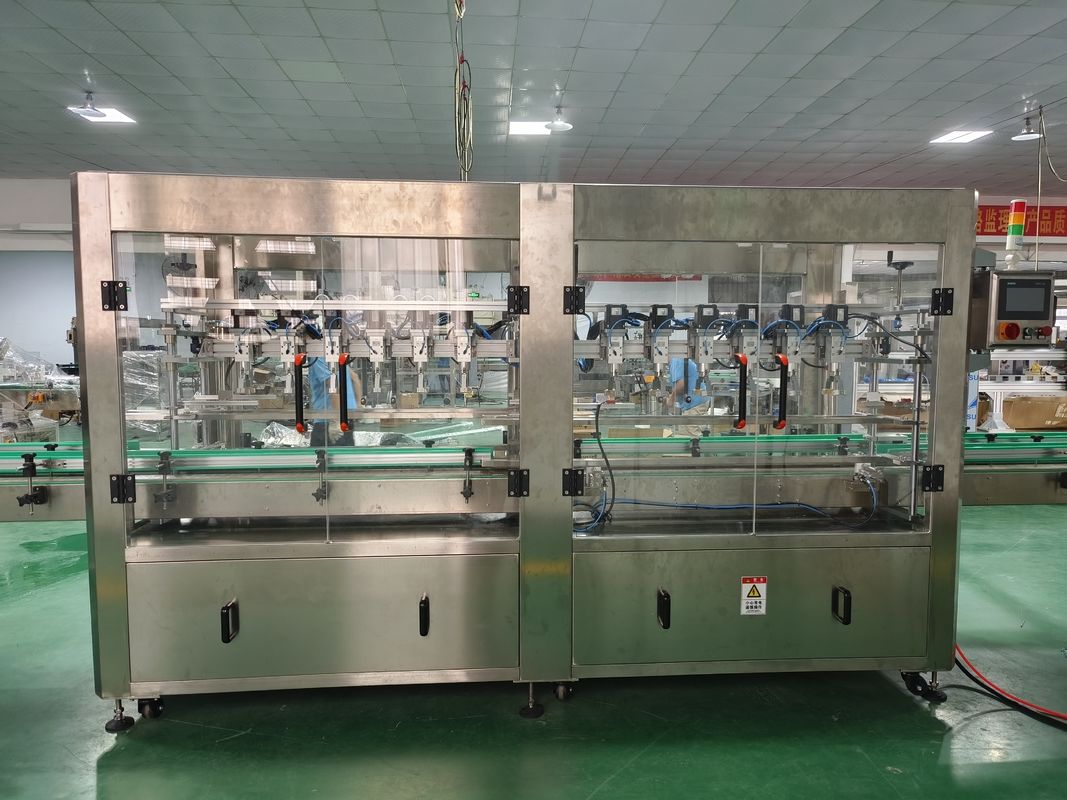 25KW-Produktionslinie für Waschmittel für Shampoo mit doppelseitiger Kennzeichnung und Kappe