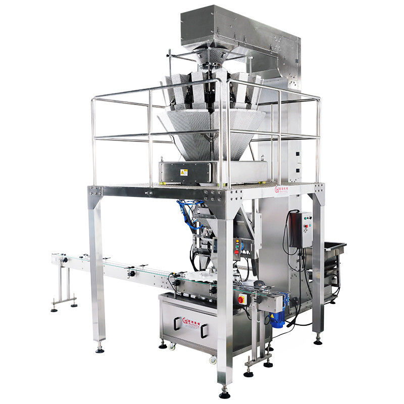 Einfache bis 800 KG Mehrköpfige Waagmaschine zur Füllung von Körnern und Nüssen 220/380V 50-60HZ