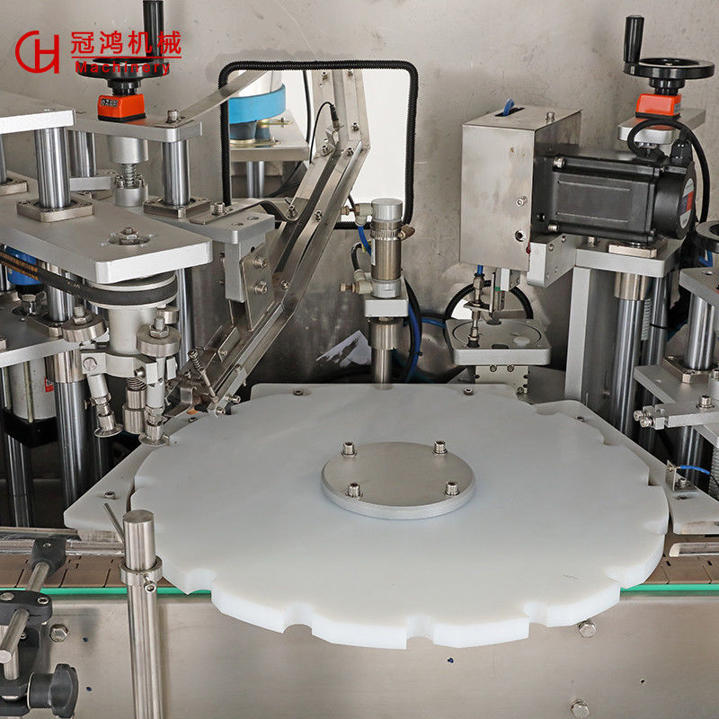 220V/380V 50HZ Spannungsgeschwindigkeit Vollautomatische Glasampulle Flaschenfüllmaschine