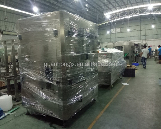 Gute Qualität Schmieröl Motoröl Motoröl Füllung Kappe Etikettierung Karton Verpackung Palletizing Maschine Linie
