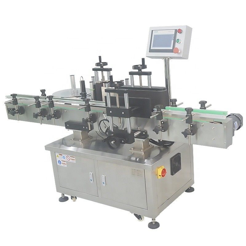 2100*1200*1450mm Flaschenflasche Vertikale Etikettenaufklebermaschine für Plastikrundenflaschen