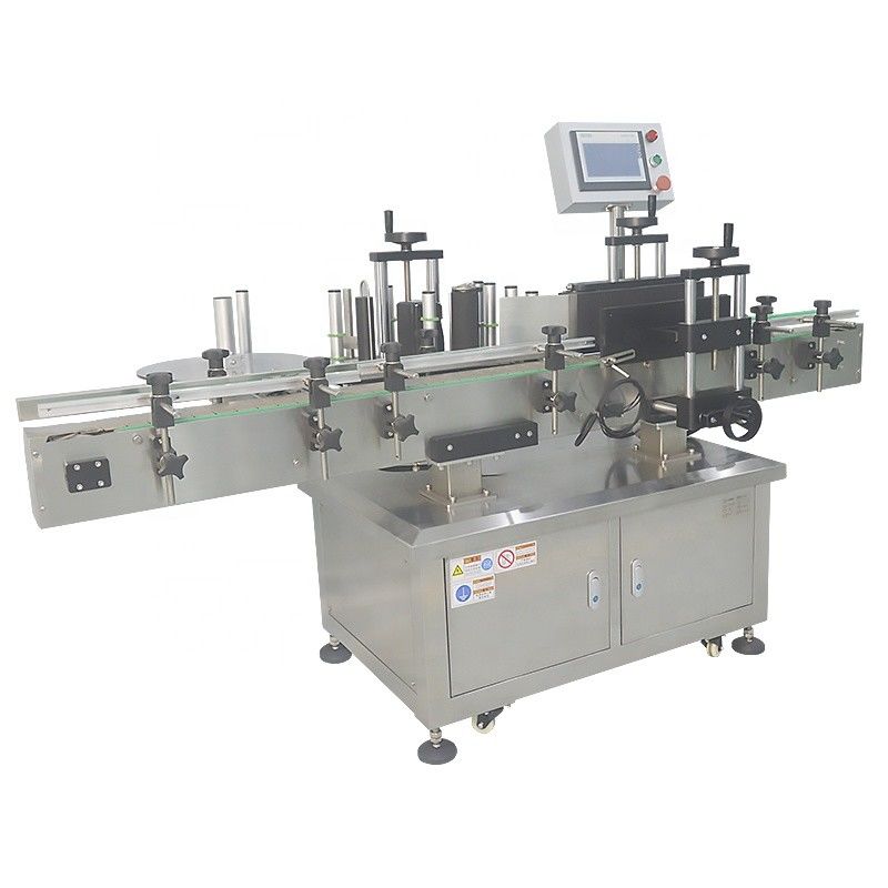 2100*1200*1450mm Flaschenflasche Vertikale Etikettenaufklebermaschine für Plastikrundenflaschen
