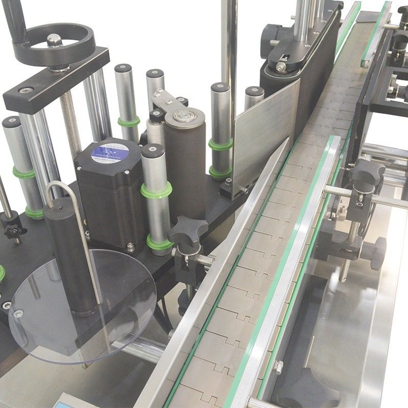 2100*1200*1450mm Flaschenflasche Vertikale Etikettenaufklebermaschine für Plastikrundenflaschen