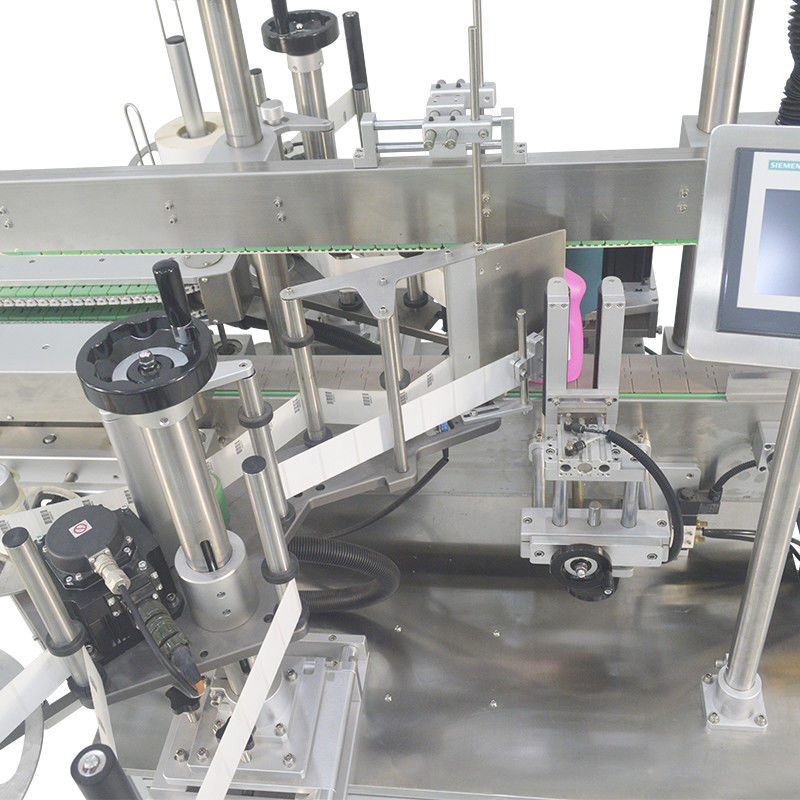 304 Edelstahl automatische Flachflaschen-Kennzeichnungsmaschine für runde Quadratflaschen