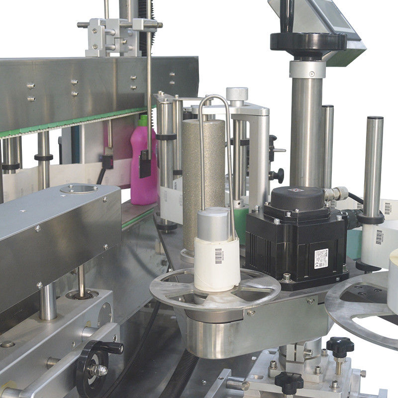 304 Edelstahl automatische Flachflaschen-Kennzeichnungsmaschine für runde Quadratflaschen