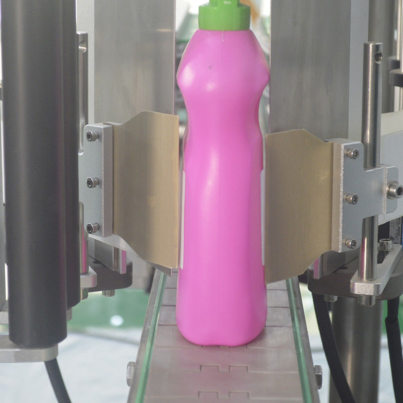 304 Edelstahl automatische Flachflaschen-Kennzeichnungsmaschine für runde Quadratflaschen