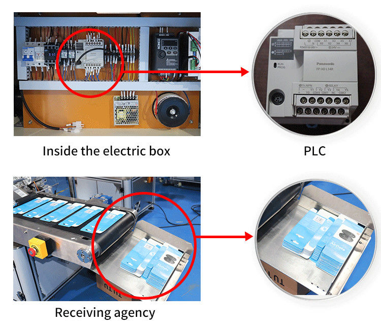 220V/380V/110V Spannung Automatische selbstklebende Kartenkennzeichnungsmaschine für schnelle Kennzeichnung