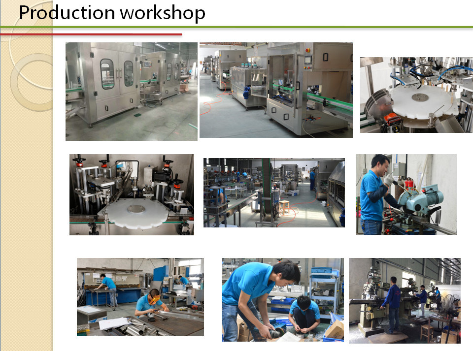 Kunststoffflaschenkappe 8 Räder Rotationsschraubkappenmaschine mit mechanisch angetriebenem Typ