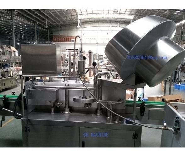 Top-Notch-Glasflaschendampfvakuumsiegelmaschine für Cubilose/Lebensmittel/Honig mit hoher Geschwindigkeit