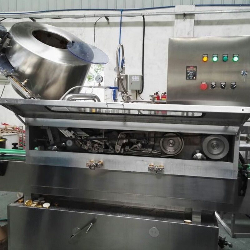 Top-Notch-Glasflaschendampfvakuumsiegelmaschine für Cubilose/Lebensmittel/Honig mit hoher Geschwindigkeit