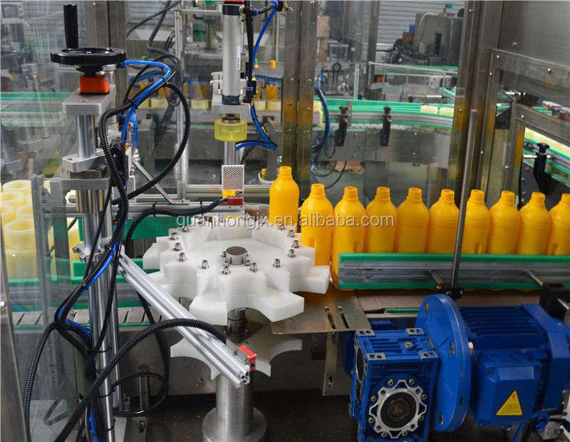 Hohe Produktivität 16 Köpfe Reifendichtungsmittel Servopiston Automatische Füllkappenmaschine