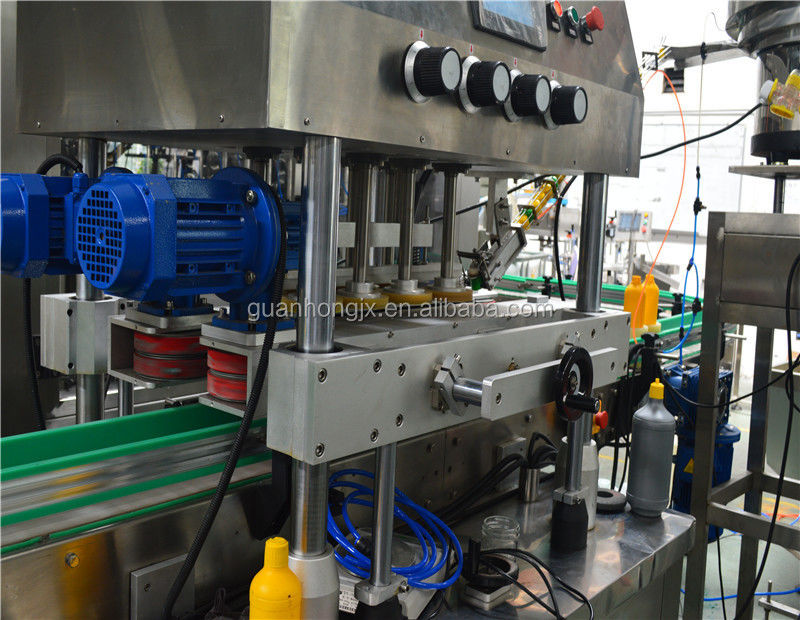 Hohe Produktivität 16 Köpfe Reifendichtungsmittel Servopiston Automatische Füllkappenmaschine