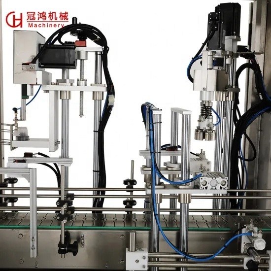 Automatische Schraubverschlussmaschine für Flaschendeckel aus Kunststoff