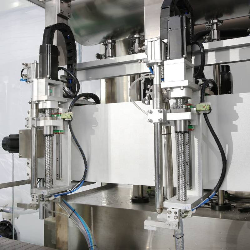 Automatische Doppelkopf-Füllmaschine für die Nachverfolgung