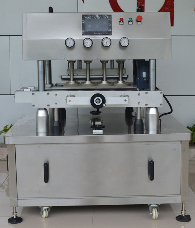 Pneumatische Flaschenverschlussmaschine mit 8-paariger Raddrehung und Sortierer