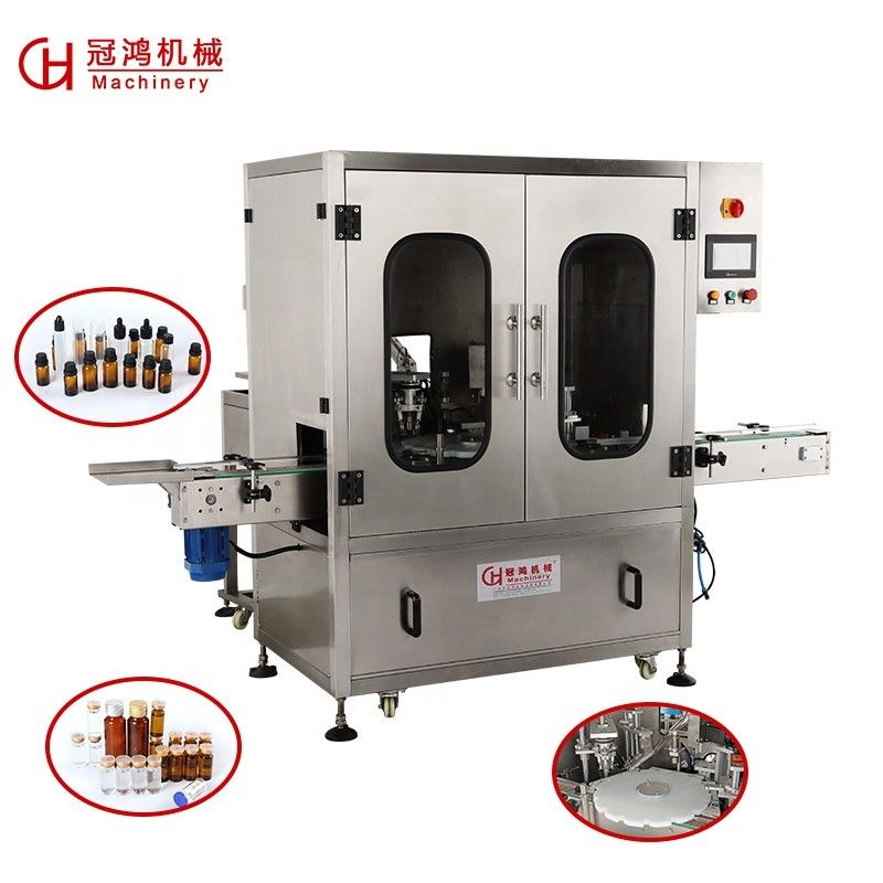 2000*1800*2300mm Automatische Flaschenfüll- und Deckelmaschine für ätherisches Öl/Pulver