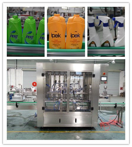 Automatische Füllmaschine mit Servo-Kolben für Flüssigkeit/Kost/Reinigungsmittel/Shampoo