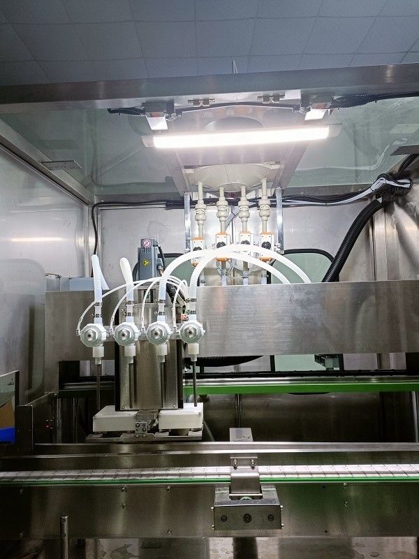 4-köpfige Servo-Kolben-Füllmaschine für die automatische Schwefelsäure-Produktionslinie